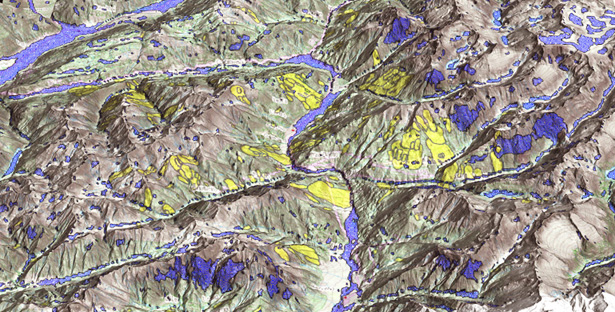 Where we should not expect landslides?