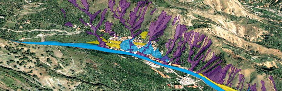 Landslide inventory map for the Giampilieri area, Sicily